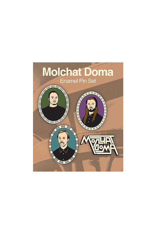 Portrait Enamel Pin Set
